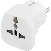 Deltaco matkasovitin, UK/US/Italia/Sveitsi - EU, 250V/16A, maadoitettu