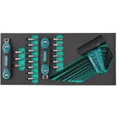 Kamasa-Tools K26062 pitkä & lyhyt 1/4' kuusiokoloavainsarja