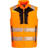 Portwest DX479 Hi-Vis Softshell oranssi/musta työliivi