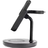 Deltaco – 3-in-1 magneettinen langaton laturi, iPhone/Apple Watch/nappikuulokkeet (QI-1045)
