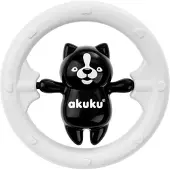 Akuku Baby rattle black/white BEAR
