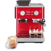 KitchenAid puoliautomaattinen espressokone kahvimyllyllä, 5KES6551, punainen
