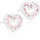 Blomdahl Brilliance Heart Hollow 10mm light