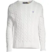 Ralph Lauren for man. 710775885033 Cotton jersey in white ecru knitted jersey (S), Casual
