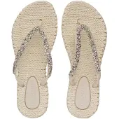 Ilse jacobsen Flip Flop With Glitter - Cream - 39