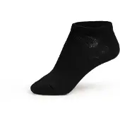 MM Sports Ankle Socks 3-Pack, Black 35-38