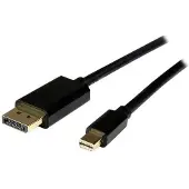 StarTech.com MDP2DPMM4M - Mini DisplayPort - DisplayPort -adapterikaapeli, 4m, musta