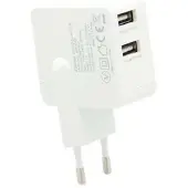 Insmat Verkkolaturi 2XUSB 3.4A Smart IC