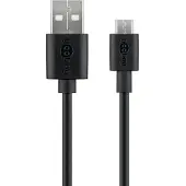 Pro USB-A <-> USB Micro-B - 0.5m - Musta