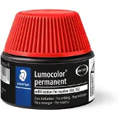 Staedtler Refill ink 4 pcs Lumocolor permanent Red