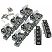 ABB Katkaisija 6 kpl, täydellinenKaapelin poikkipinta-ala: 150-240mm²Asennusleveys: 180mmLaipan leveys: 25, viisto