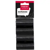 Dogman Kompaktit Mustat Mini Kakkapussit (4x20 Pakkaus)