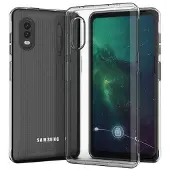 Insmat Crystal Cover, Galaxy Xcover Pro -suojakuori, Läpinäkyvä