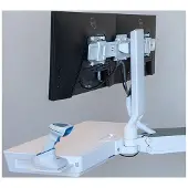 Ergotron – CAREFIT combo dual monitor kit, snow (98-650-251)