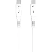 Lippa USB-C to USB-C cable 1m White
