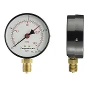 Erik Faergemann Hydro/thermo gauge 1/2xø80 0-10mvs/20-120°c