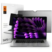 Spigen SafeView Privacy Filter skärmskydd 1-pack till MacBook Air 15" M2 2023