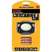 Kodak LED otsalamppu 300 lumenia sisältäen 3 AAA-paristoa