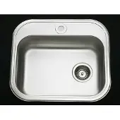 Juvel Intra k480b1 stainless steel kitchen sink with taphole
