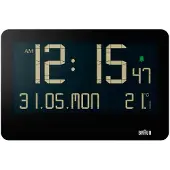 Braun digitaalinen seinäkello musta BC14B