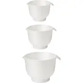 Gastromax Mixa Line 3-osainen valkoinen kulhosetti