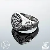 Northern Viking Jewelry Valknut sormus NVJ-H-SO003-220