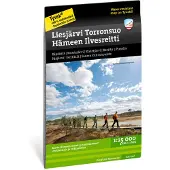 Liesjärvi Torronsuo Tyvek retkeilykartta, suomi