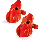 Donkey Salt- And Pepper Shakers - Fishes For Dishes - Red - H:8.5CM