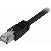Deltaco – F/UTP Cat6 laitekaapeli, 20m, musta (STP-620S)