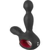You2Toys - prostatahierontavibraattori - pyörivä lämmitettävä - musta