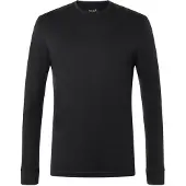 Super.natural Men's Tundra175 Long Sleeve Jet Black Kerrasto yläosat S