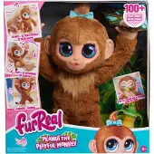 Furreal Interaktiivinen Apina - Leikkisä Peanut Monkey - 40 cm - - OneSize - Pehmolelut