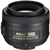 Nikon af-s nikkor 35mm f/1.8 g dx objektiivi
