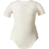 RUSKOVILLA lyhythihainen body 50 - 90 cm - silkkivilla - 90 cm