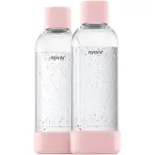 MySoda - Woody Pullo 1L 2 kpl Vaaleanpunainen