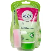 Veet Pure In Shower Hair Removal Cream Dry Skin Legs & Body 150 ml