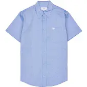 Makia Anchors Shirt - Blue - M