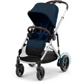 Cybex e-Gazelle S Yhdistelmävaunut, Ocean Blue/Silver
