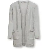 ONLY Koglesly Open Cardigan Harmaa 5-6 Years Tyttö