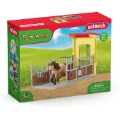 Schleich Pony Box, jossa on islanninponi ori