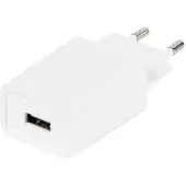 Vivanco 1xUSB-A Kotilaturi 2.1A Valkoinen