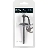 Penisplug You2Toys - - silikoninen terskarengas ontolla dilataattorilla (musta)