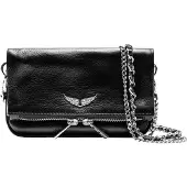 Zadig & Voltaire Rock Nano Grained Leather - Black - ONE SIZE