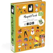 Janod Magneti'book - 4 Seasons - 115 Magnets - Multi/patterned - ONE SIZE