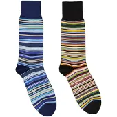 PS by Paul Smith Men Sock 2 Pack Signtr - Multi/patterned - ONE SIZE
