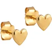 Enamel Copenhagen Heart- kullatut korvakorut