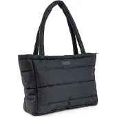 Done by Deer Quilted Changing Tote Bag Black - Black - ONE SIZE