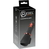 Rebel - vibraattori terssille - 2 moottoria - ladattava - musta