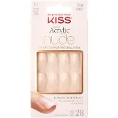 KiSS Salon Acrylic French Nude Revolutionary Natural Nails Medium Lela