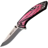 Mtech Butterfly Framelock A/O Pink